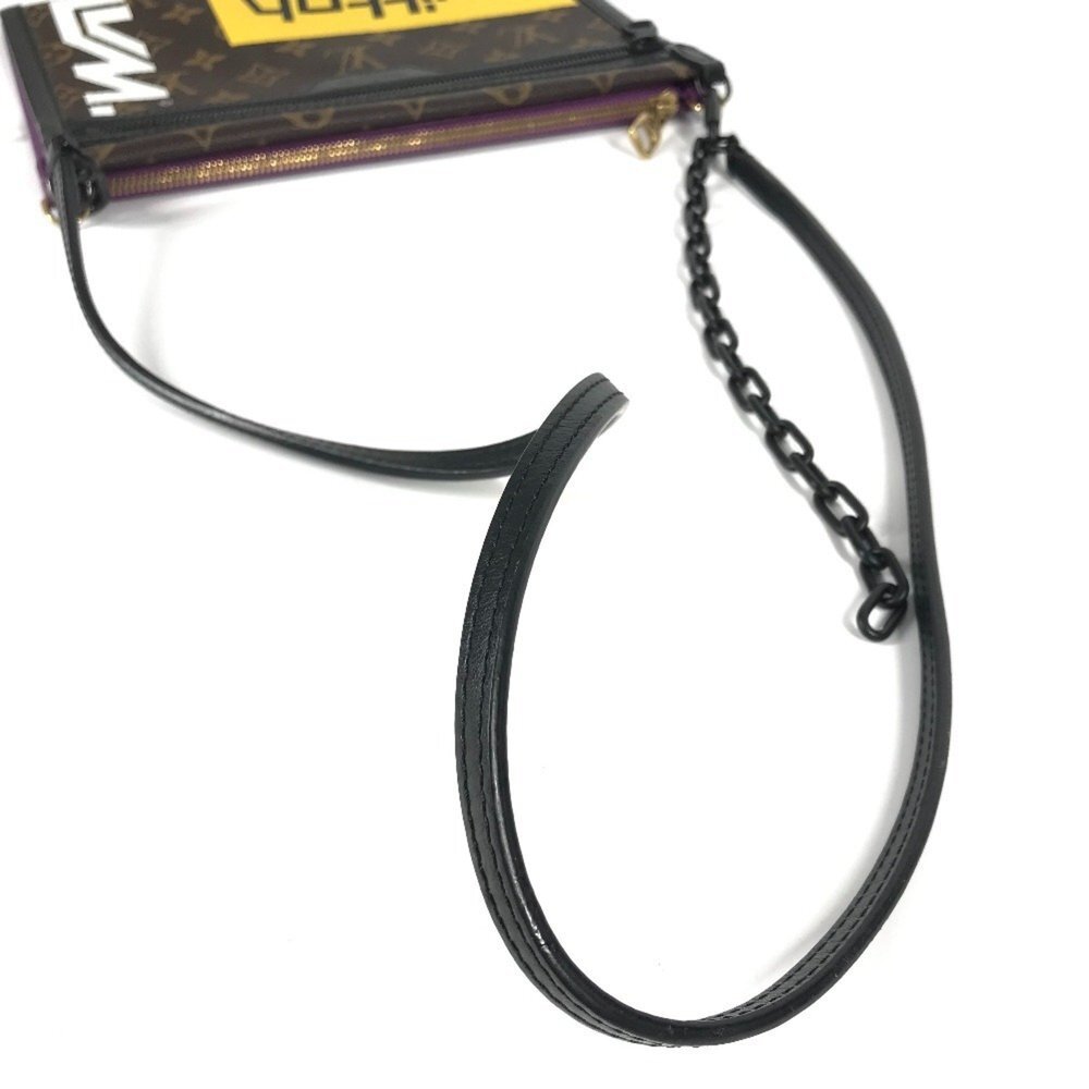 LOUIS VUITTON Brown Monogram Canvas Pochette Shoulder Bag - Picture 8 of 15